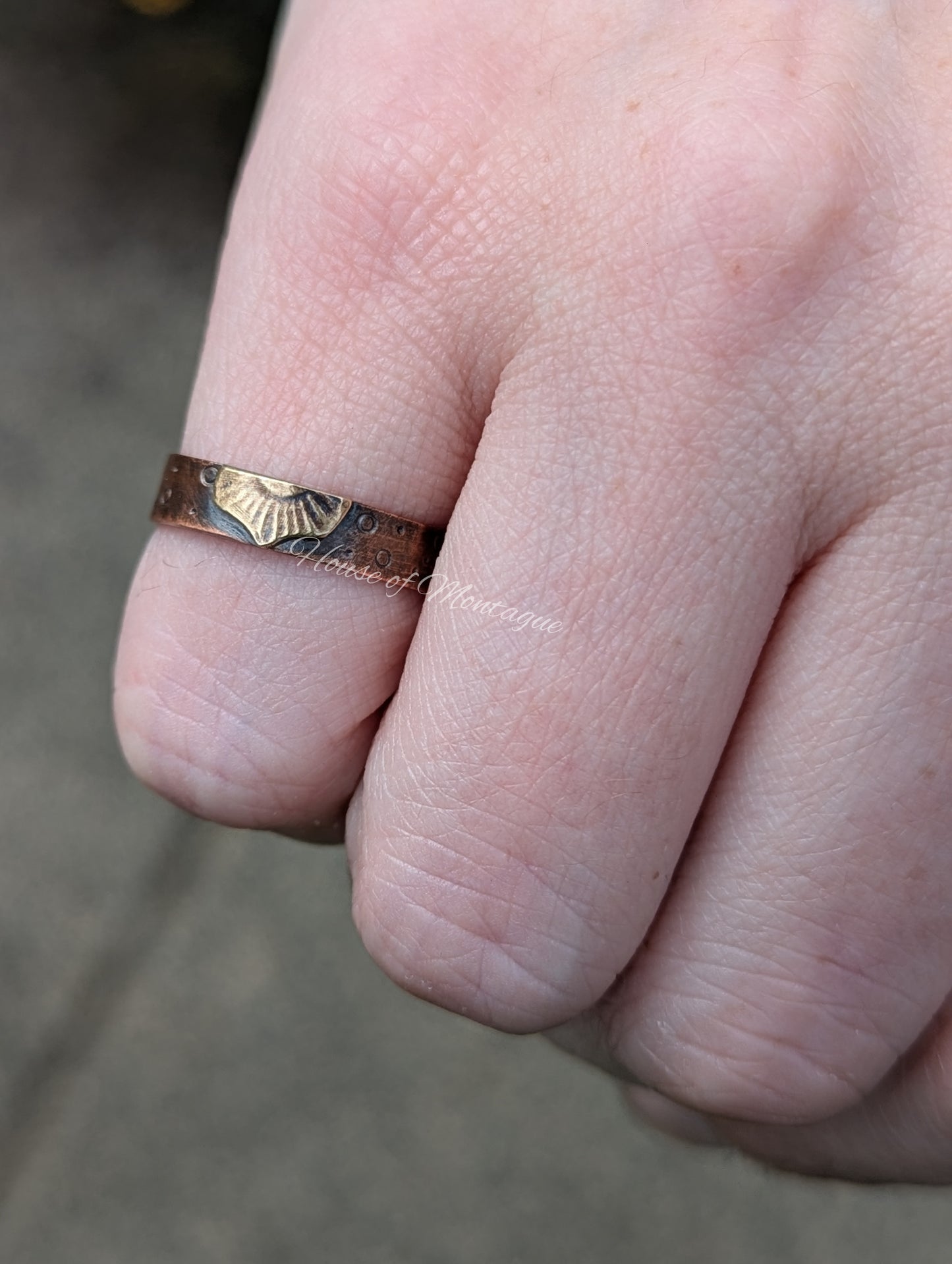 Copper Band w/ Brass Web