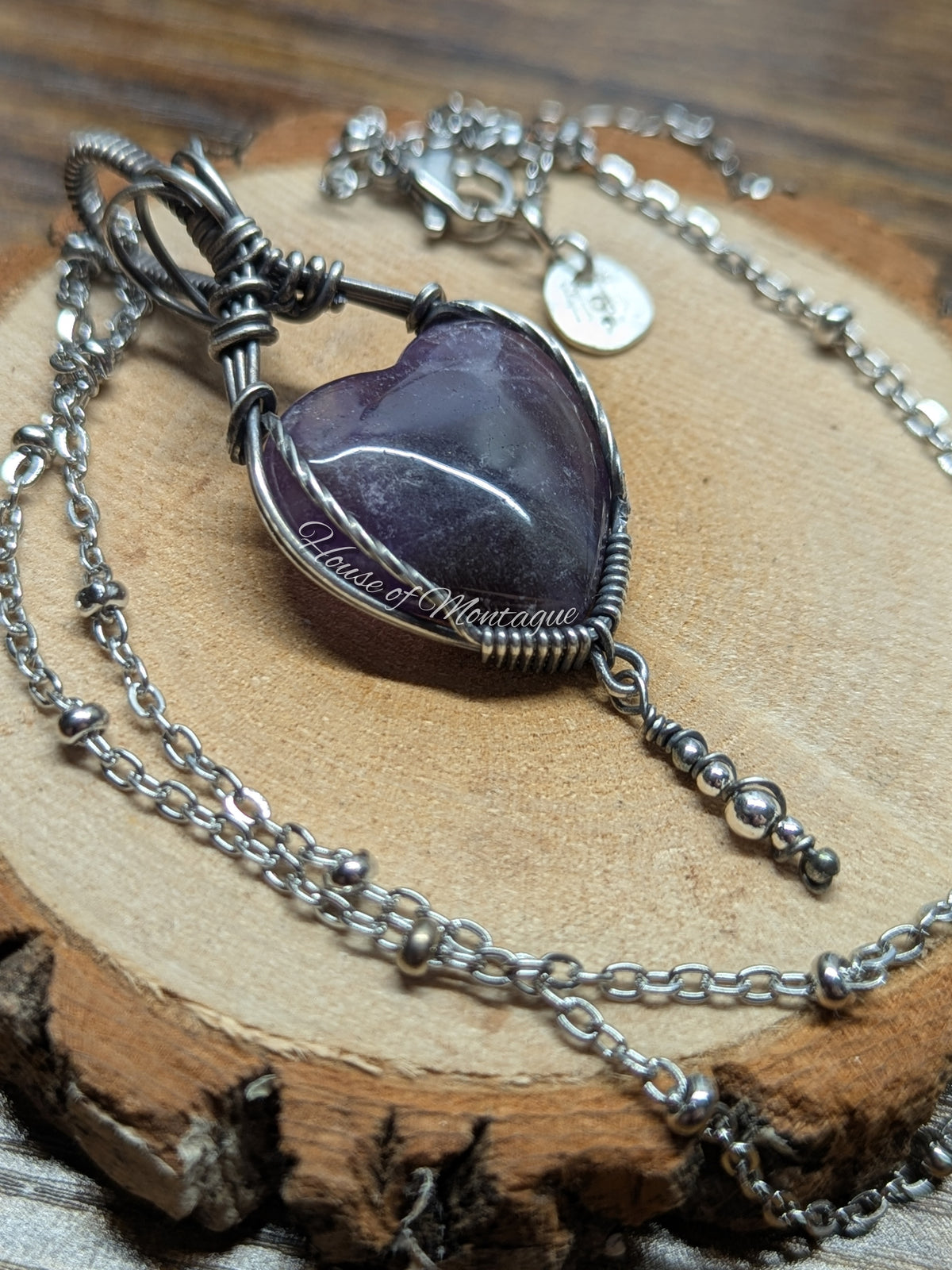 Amethyst Heart