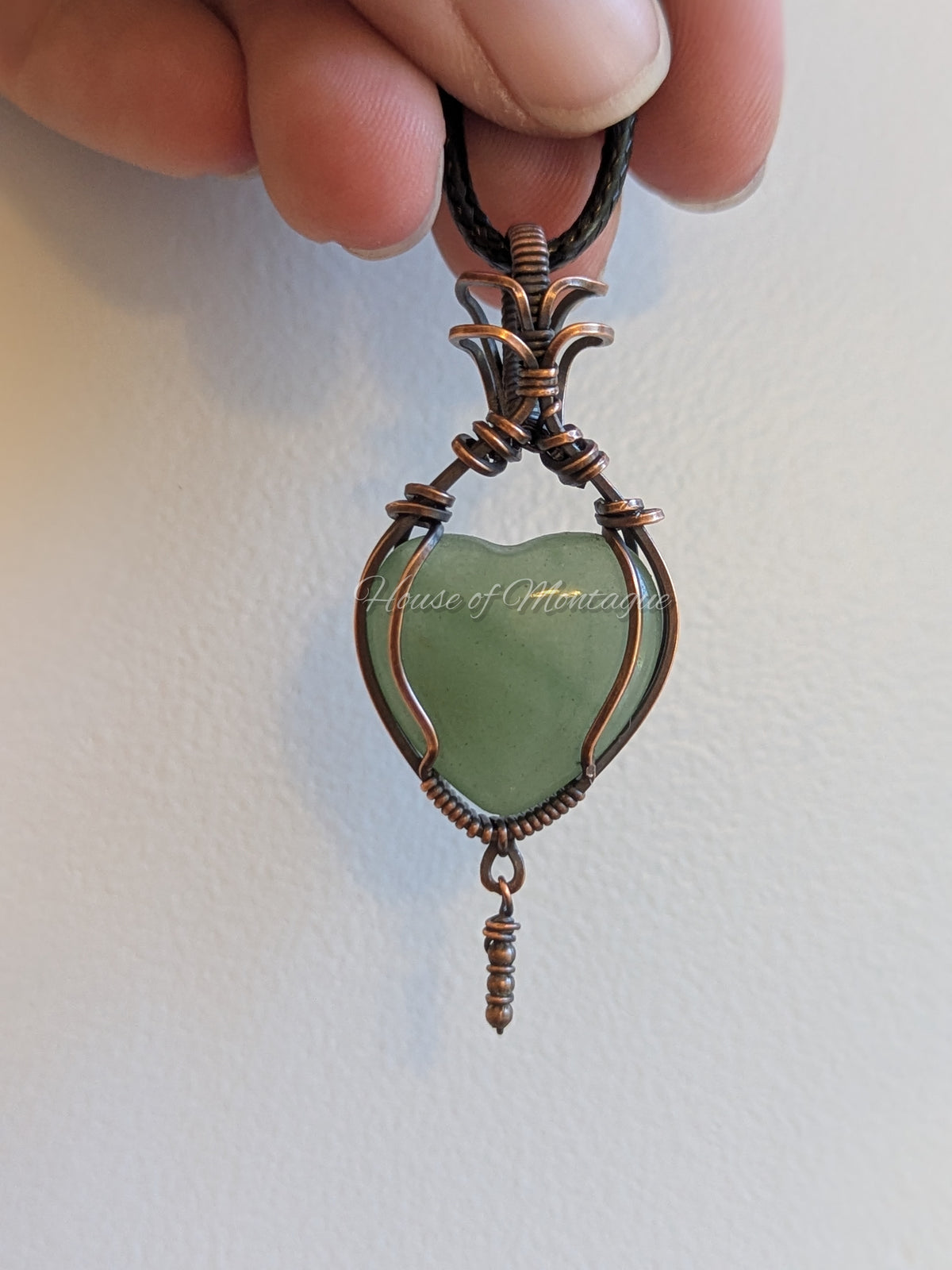 Green Aventurine Heart