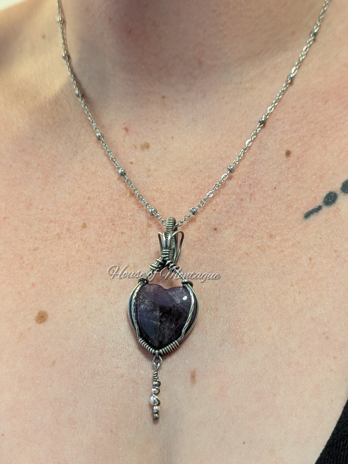 Amethyst Heart