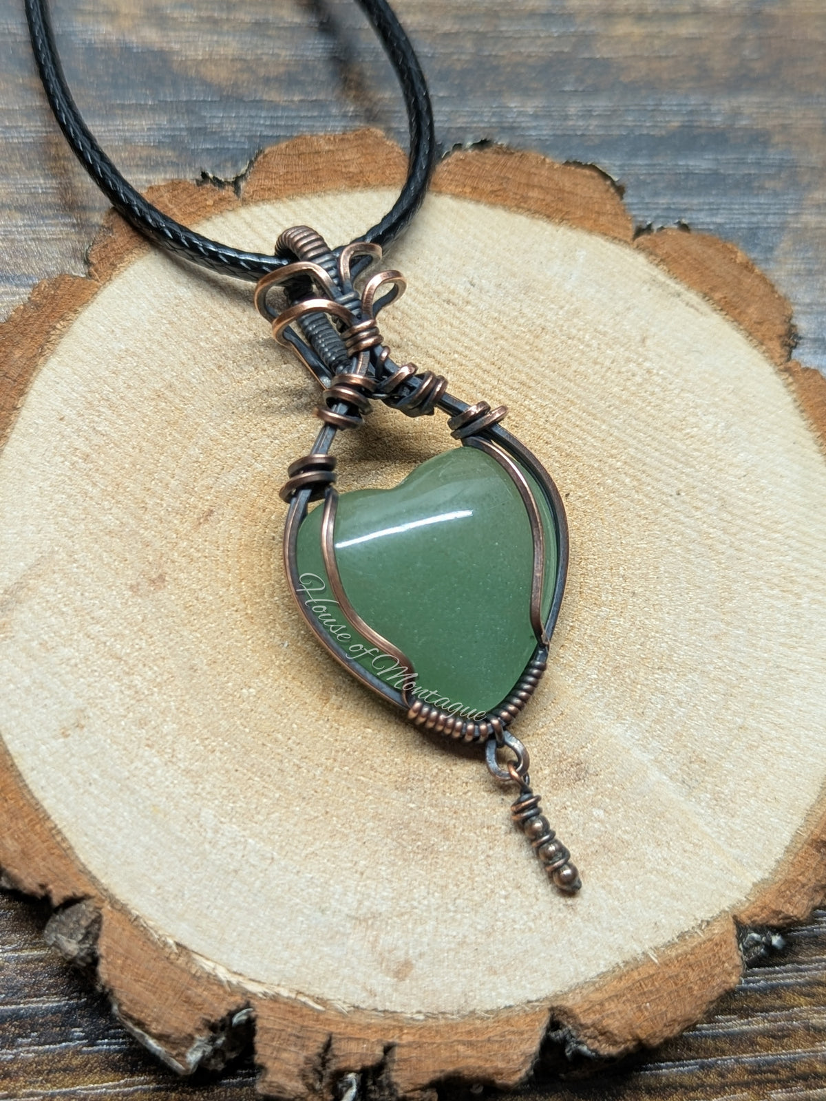 Green Aventurine Heart