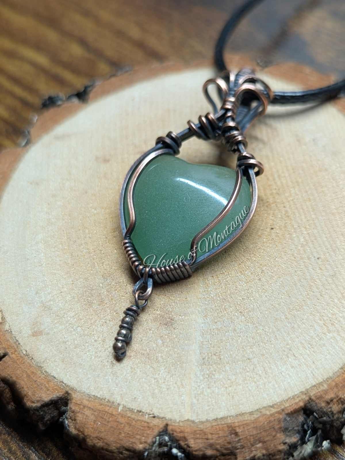 Green Aventurine Heart