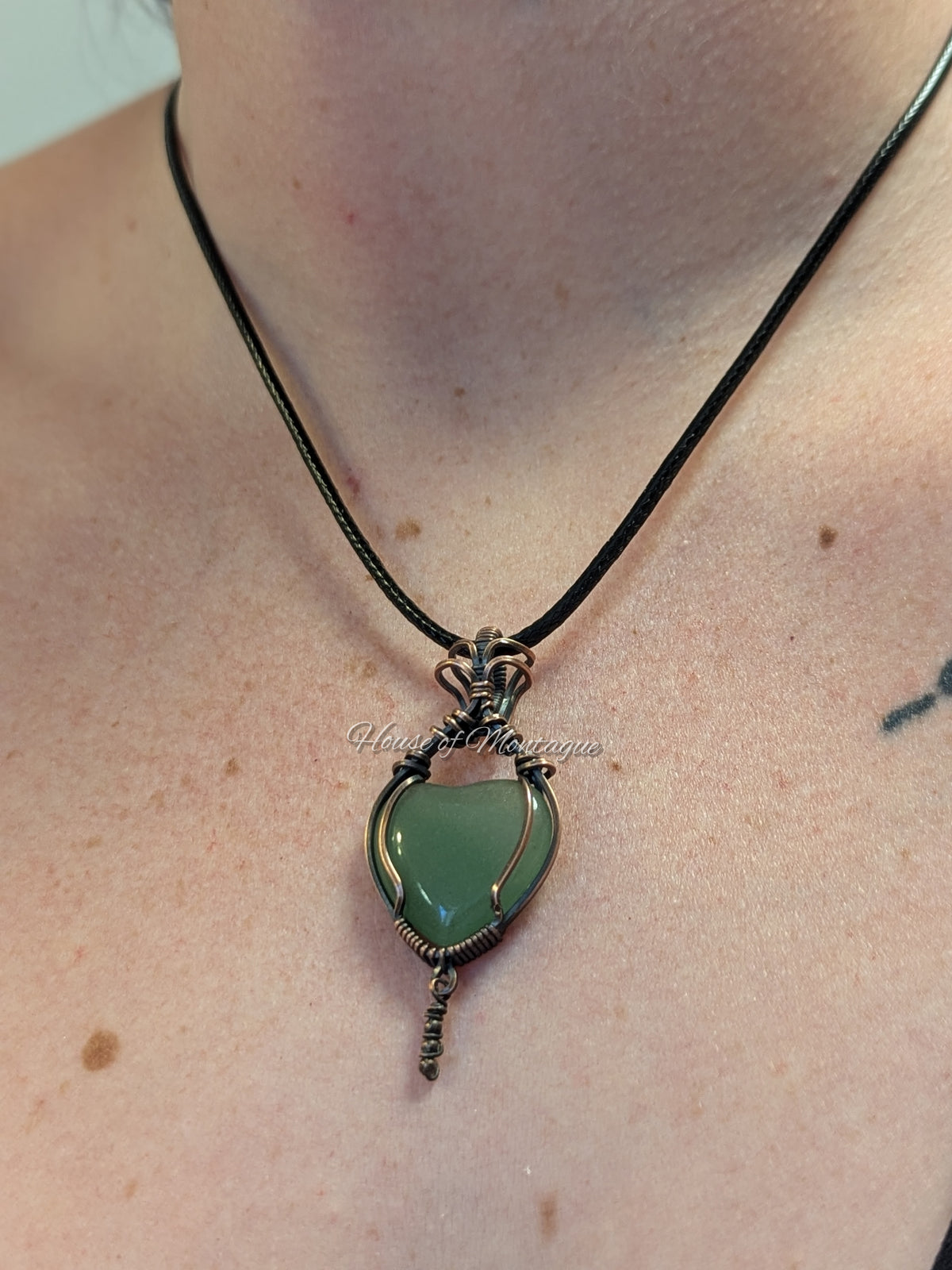 Green Aventurine Heart